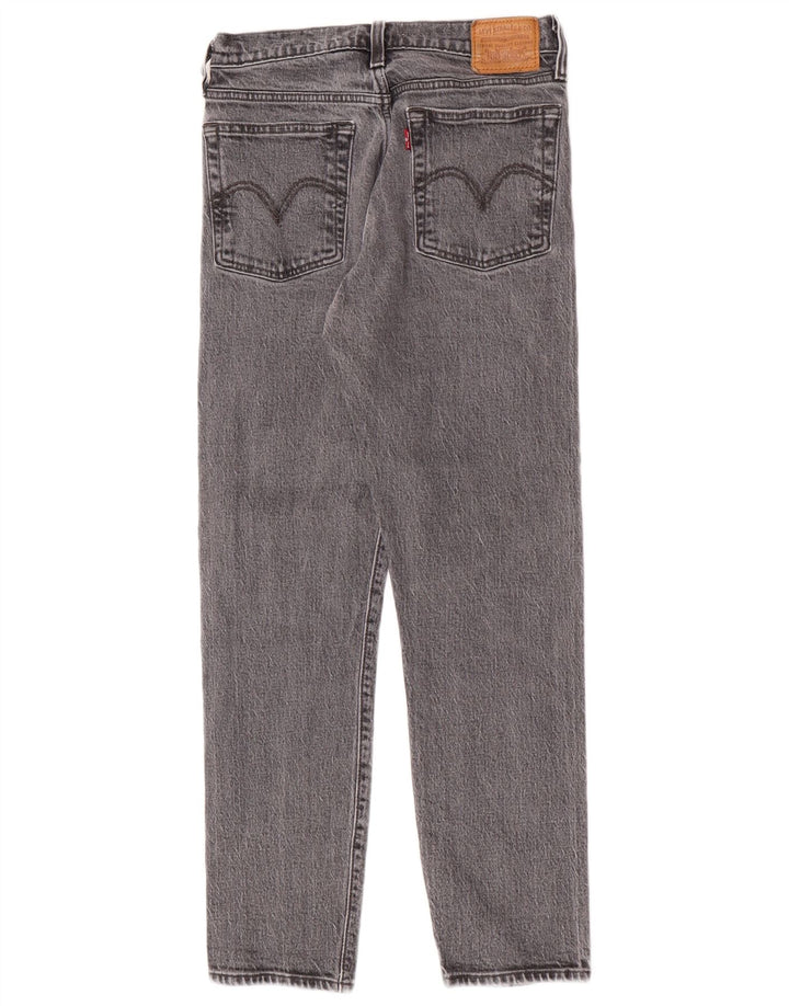 Levi's Damen Wedge Tapered Jeans W26 L27 Grauer Baumwollklassiker