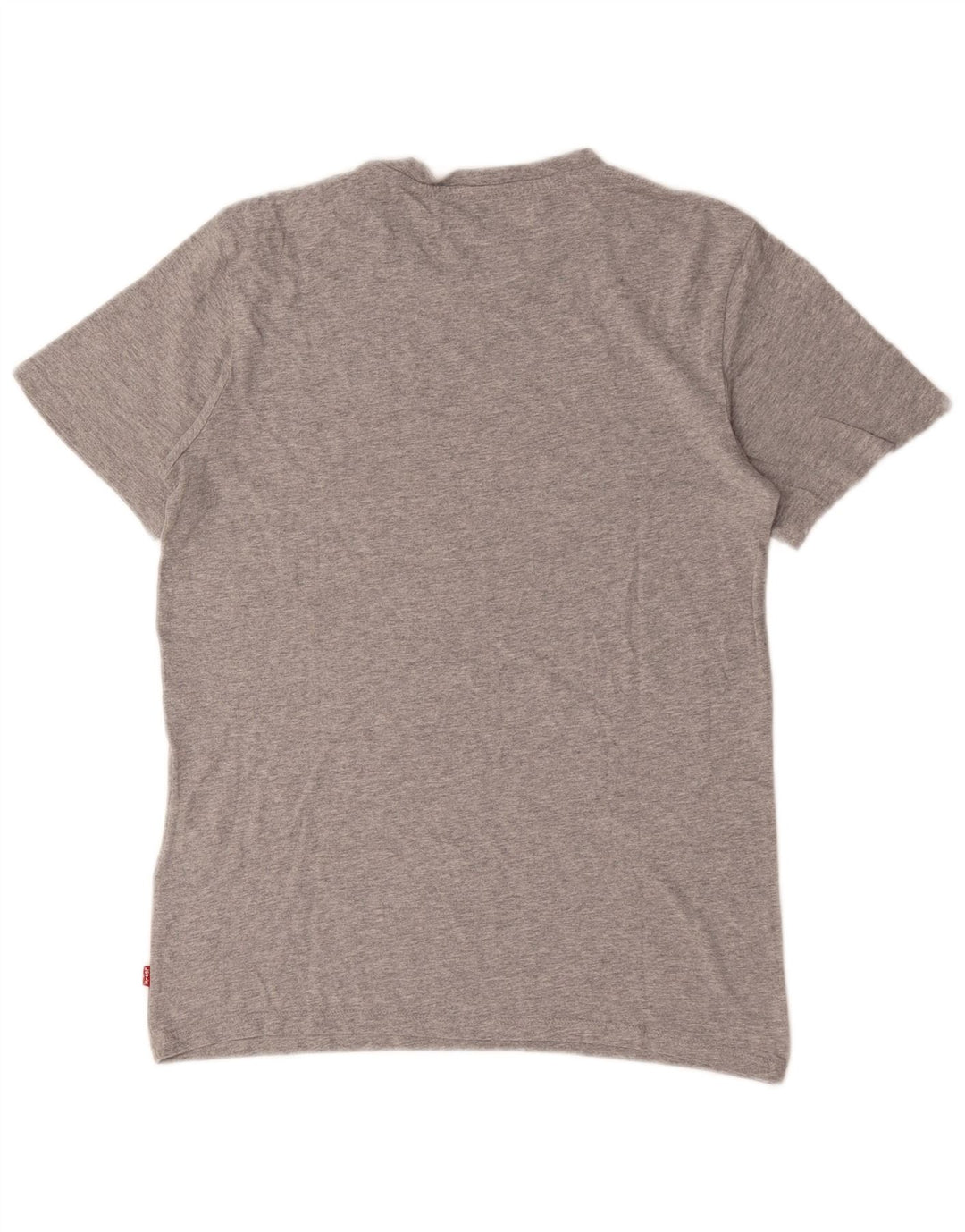 Levi's Herren-T-Shirt mit Grafik, Größe S, grau gesprenkelte Baumwolle