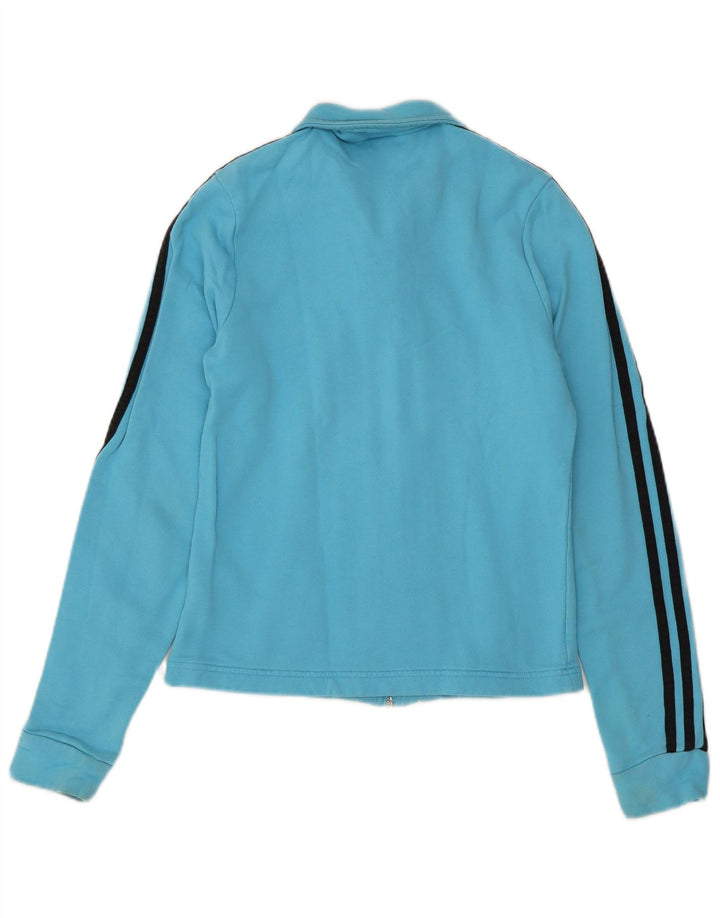 ADIDAS Damen-Trainingsanzug, Top-Jacke, Größe S, Größe S, Blau, Baumwolle