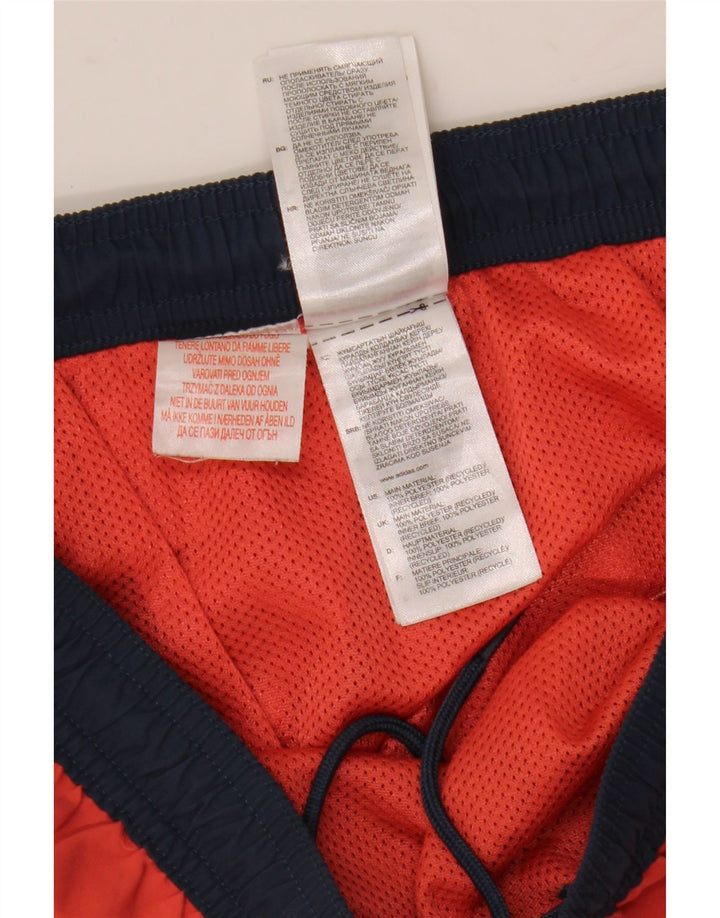Adidas Sportshorts für Jungen, 15–16 Jahre, rotes Farbblock-Polyester