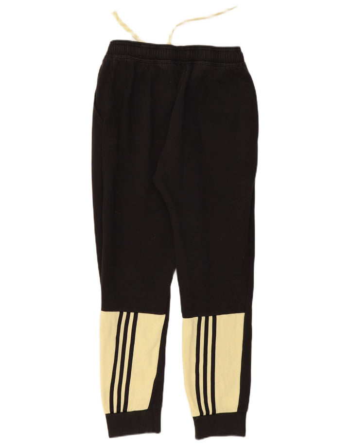ADIDAS Damen Trainingshose Jogger UK 10 Small Black Colourblock