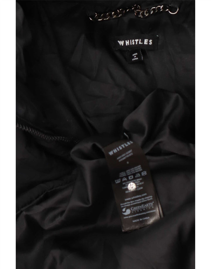 Whistles Damen-Kapuzenmantel, übergroß, gepolstert, Gr. 10, Größe S, Schwarz, Polyester