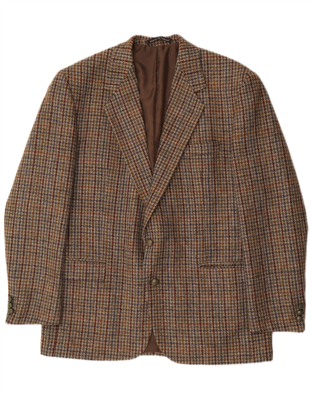DONEGAL Herren-Blazer mit 2 Knöpfen, Gr. 40, Braun, Hahnentrittmuster