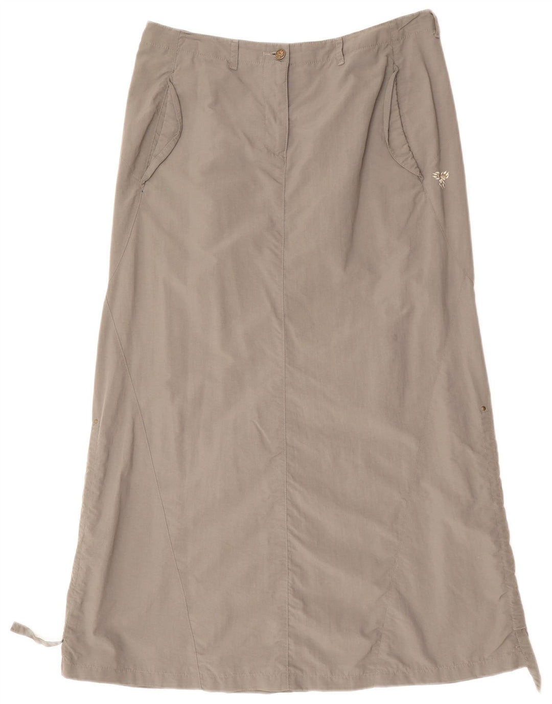 Jack Wolfskin Damen Reise-Maxirock UK 12/14 Medium W32 Grau Polyamid