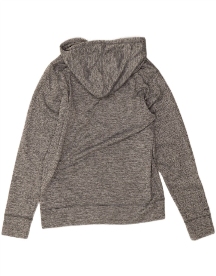 Under Armour Damen Graphic Hoodie Pullover UK 14 Mittelgraues Polyester