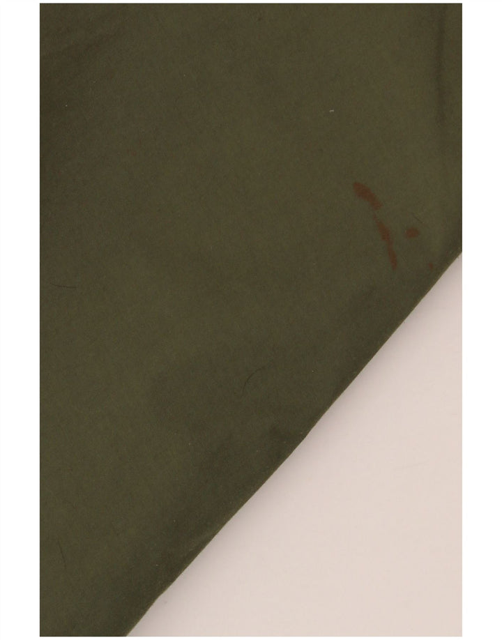 VINTAGE Herren-Utility-Jacke mit Kapuze, UK 38, mittleres Khaki-Polyester