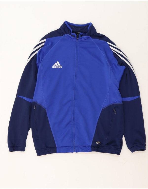 Adidas Herren Climacool Trainingsanzug Top Jacke UK 42/44 Large Blue Colourblock