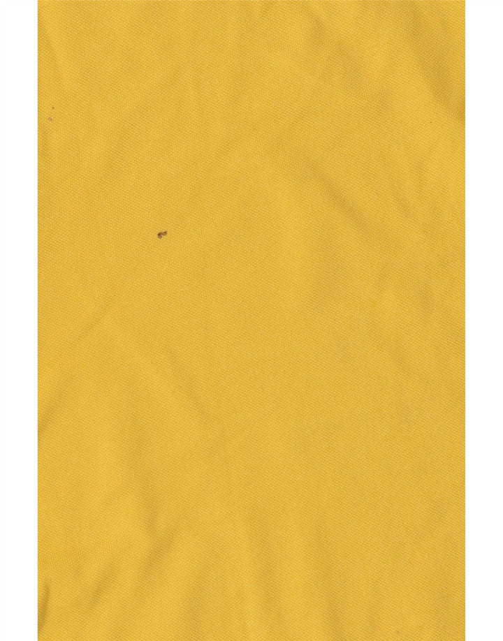 Kappa Herren Poloshirt 2XL Gelb Baumwolle