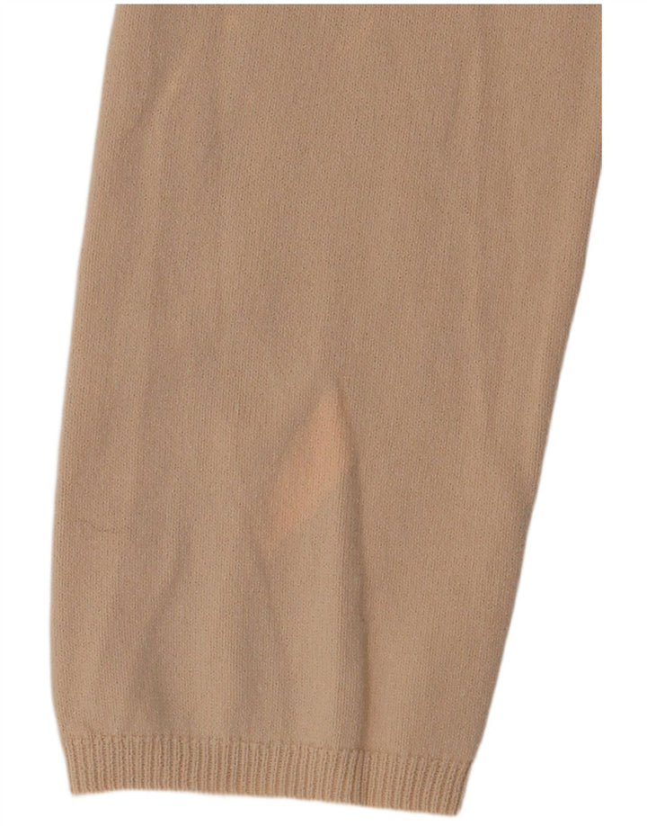 Zara Damen Bluse Top UK 12 Medium Beige