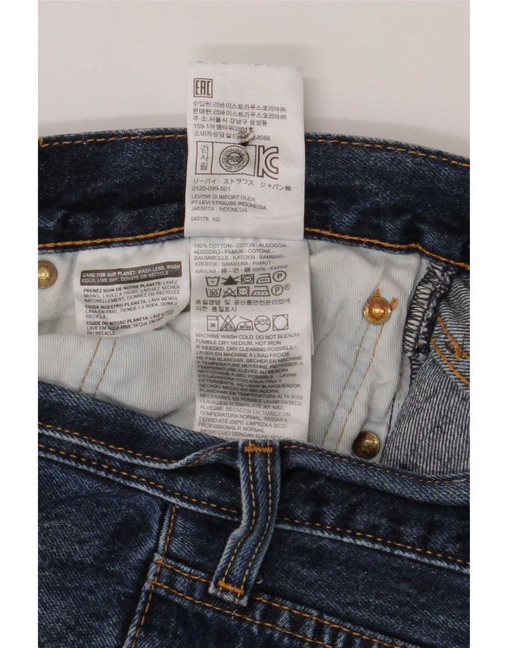 Levi's Herren 514 Straight Jeans W38 L30 Blaue Baumwolle