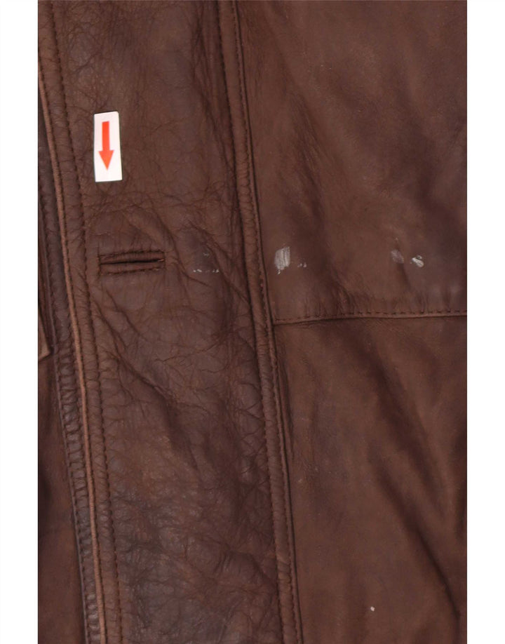 Vintage Herren Lederjacke UK 40 Large Braun