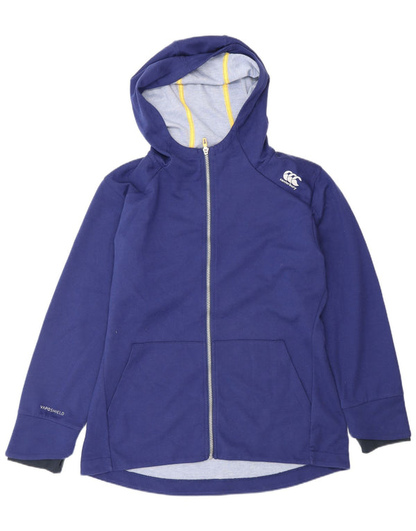 Canterbury Damen-Kapuzenpullover mit Reißverschluss, UK 16, Größe L, Marineblau, Polyester