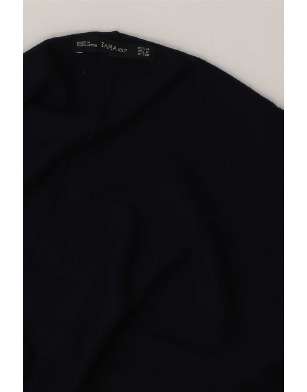 Langer, übergroßer Strickjackenpullover für Damen von Zara, Gr. 14, mittleres Marineblau