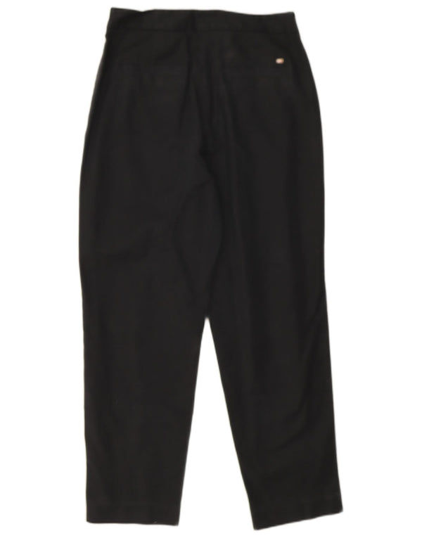 Tommy Hilfiger Damen Tapered Chino Hose UK 10 Small W28 L26 Schwarz