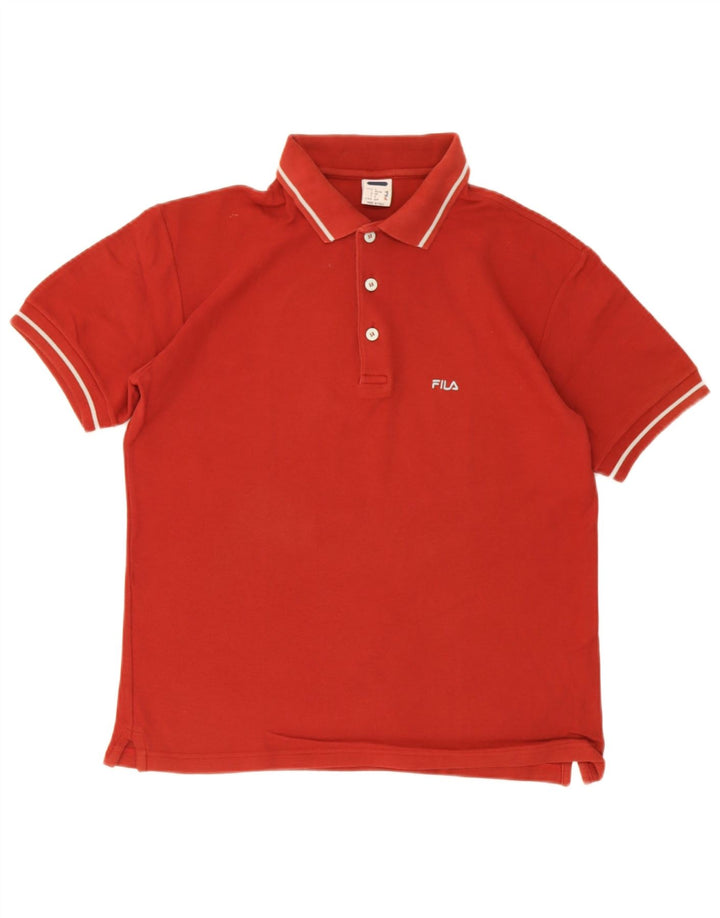 Fila Herren Poloshirt Kleine rote Baumwolle