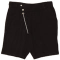 Zara Herren Chinoshorts Medium W31 Schwarze Baumwolle