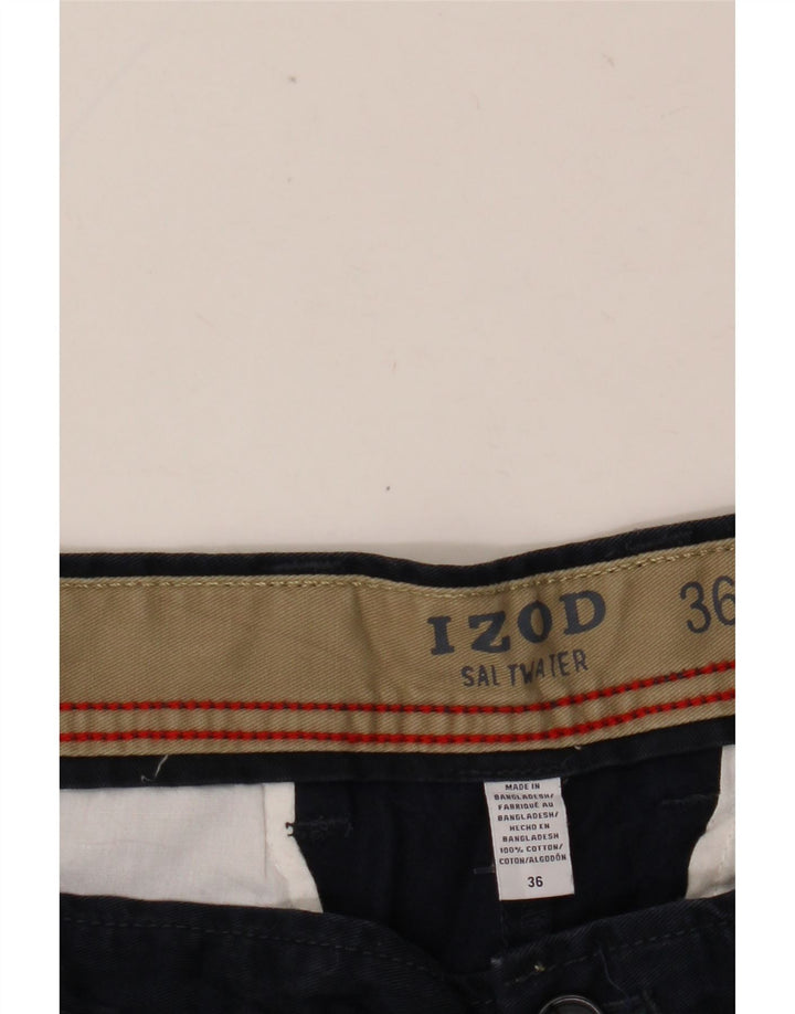 IZOD Herren Salzwasser-Chinoshorts W36 Große marineblaue Baumwolle