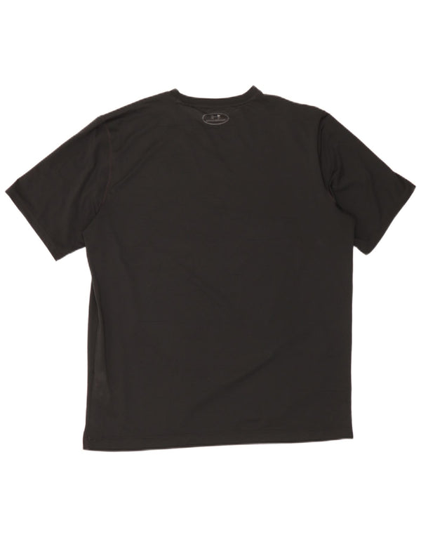 Under Armour Herren Heat Gear Graphic T-Shirt Top XL Schwarz Polyester
