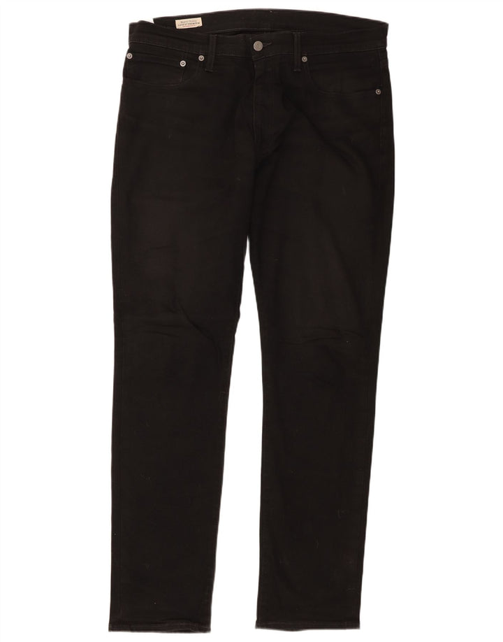 Levi's Herren 511 Slim Jeans W34 L32 Schwarze Baumwolle