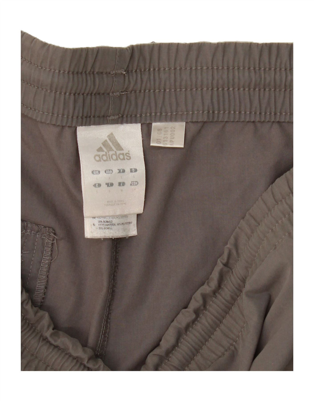 ADIDAS Mens Bermuda Sport Shorts Large Grey Polyester Vintage Adidas and Second-Hand Adidas from Messina Hembry 