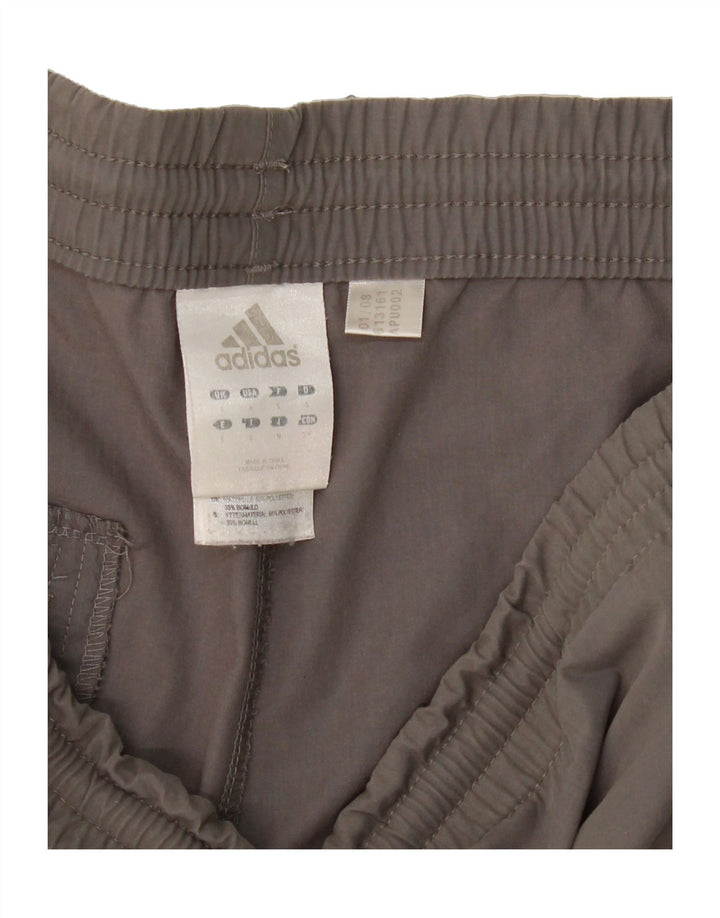 ADIDAS Mens Bermuda Sport Shorts Large Grey Polyester Vintage Adidas and Second-Hand Adidas from Messina Hembry 