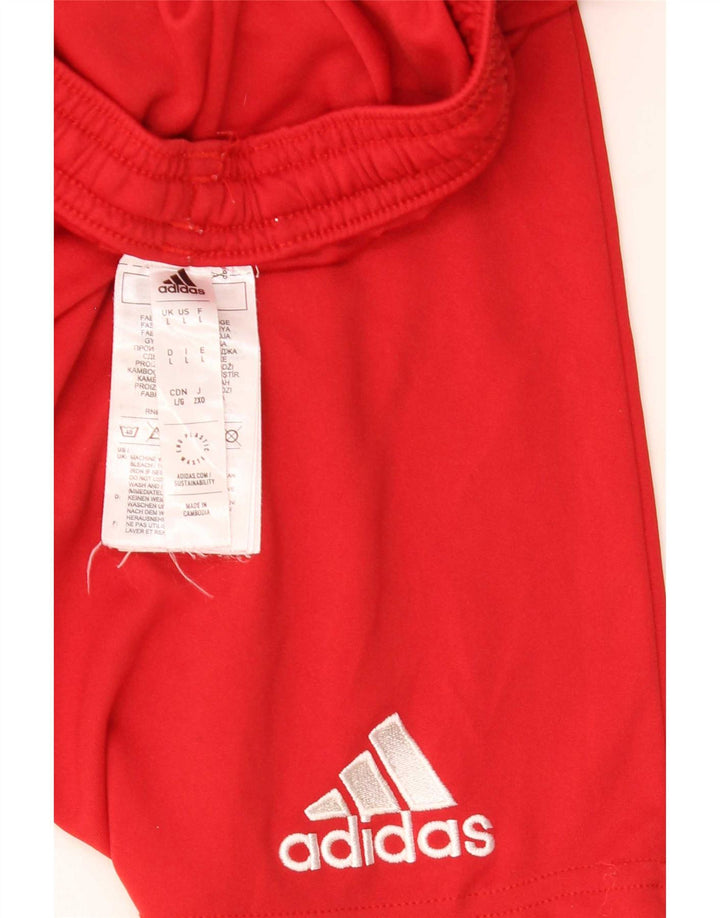 Adidas Herren Sportshorts Großes rotes Polyester