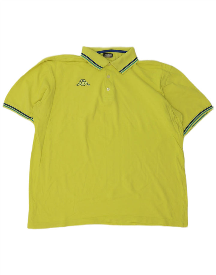 Kappa Herren Poloshirt 2XL Grüne Baumwolle