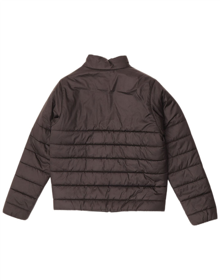 Puma Jungen Grafik gepolsterte Jacke 13–14 Jahre, schwarzes Polyester