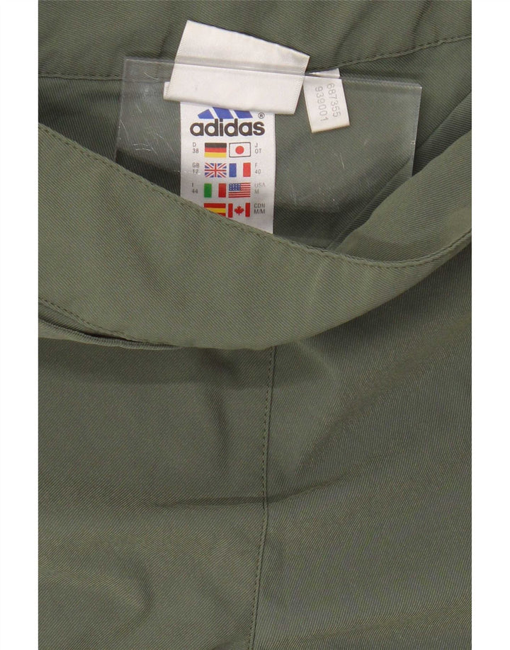Adidas Damen Bermudashorts UK 12 Medium W28 Khaki Polyester