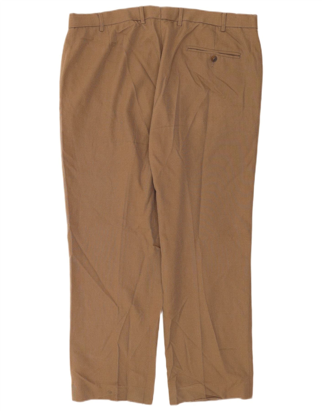Marks & Spencer Herren-Anzughose in normaler Passform, W38, L29, Beige, Polyester