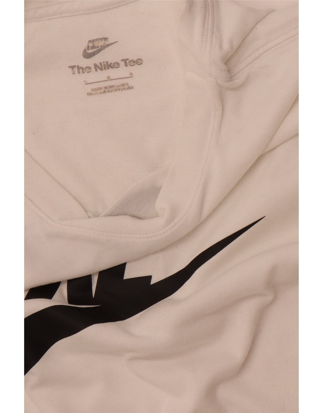 NIKE Herren-T-Shirt mit Grafik, Größe L, Weiß