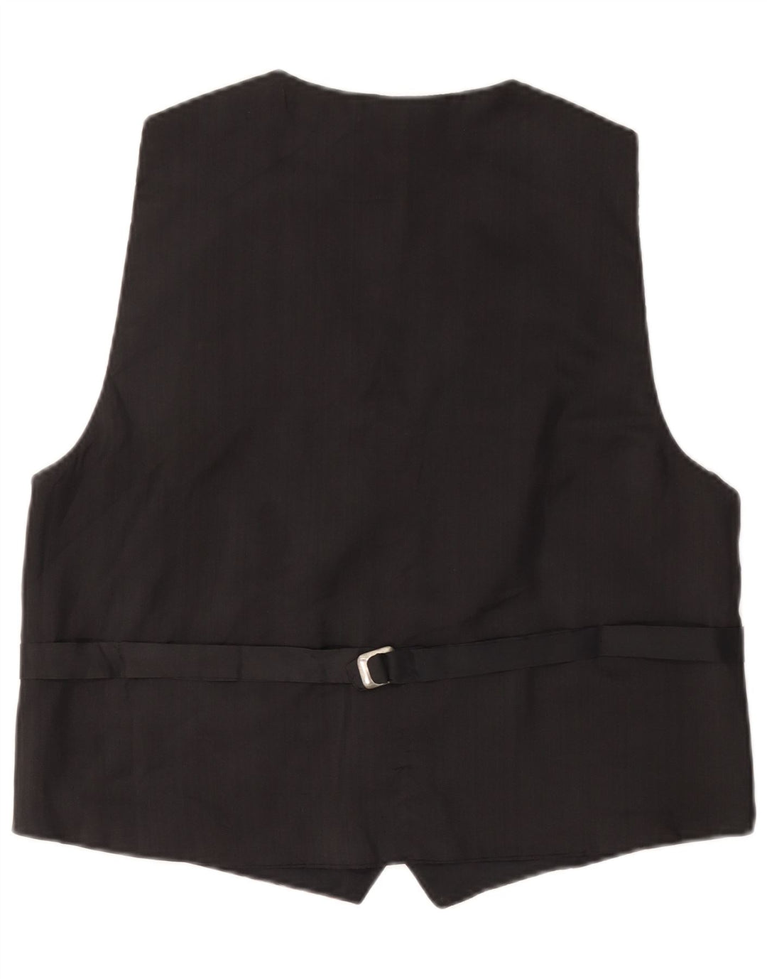 Vintage Herren Weste mit abstraktem Muster, groß, blau