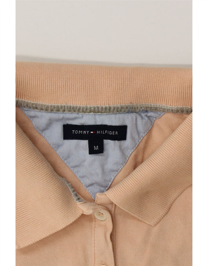 Tommy Hilfiger Damen Poloshirt UK 12 Mittelorange