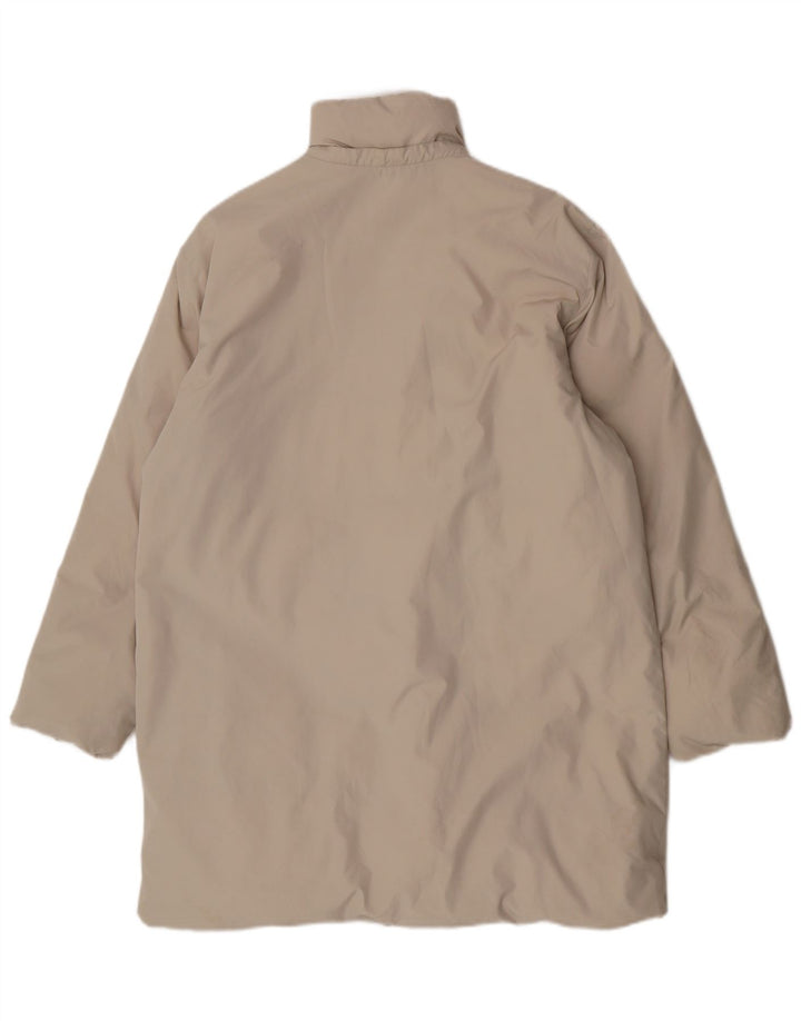 Sergio Tacchini Damen Wattierter Mantel IT 46 Large Beige Polyester