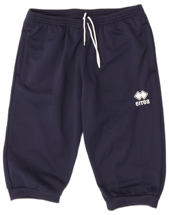 Errea Damen Sportshorts UK 14 Large Marineblau Polyester