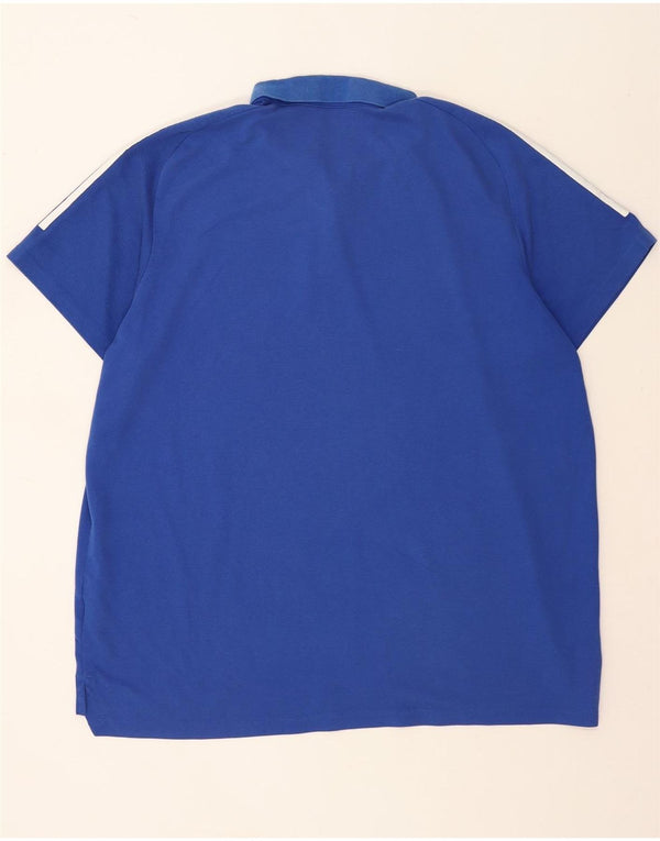 Adidas Herren Aeroready Poloshirt 3XL Blau Baumwolle