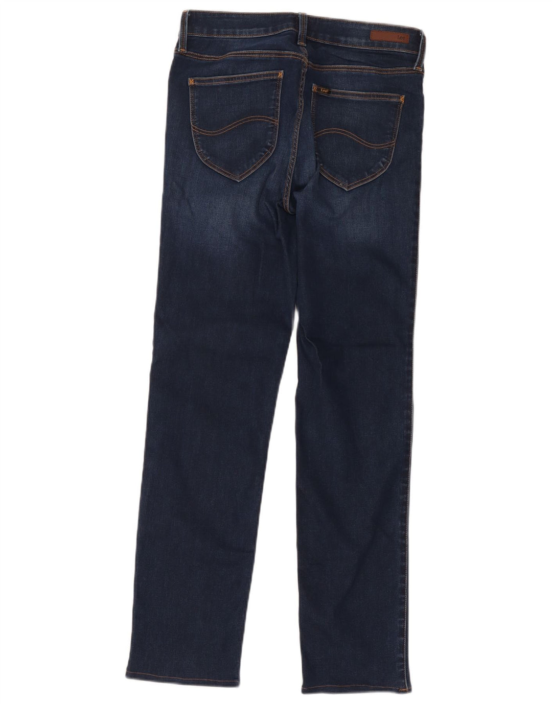 Lee Damen Marion Straight Jeans W31 L31 Blaue Baumwolle