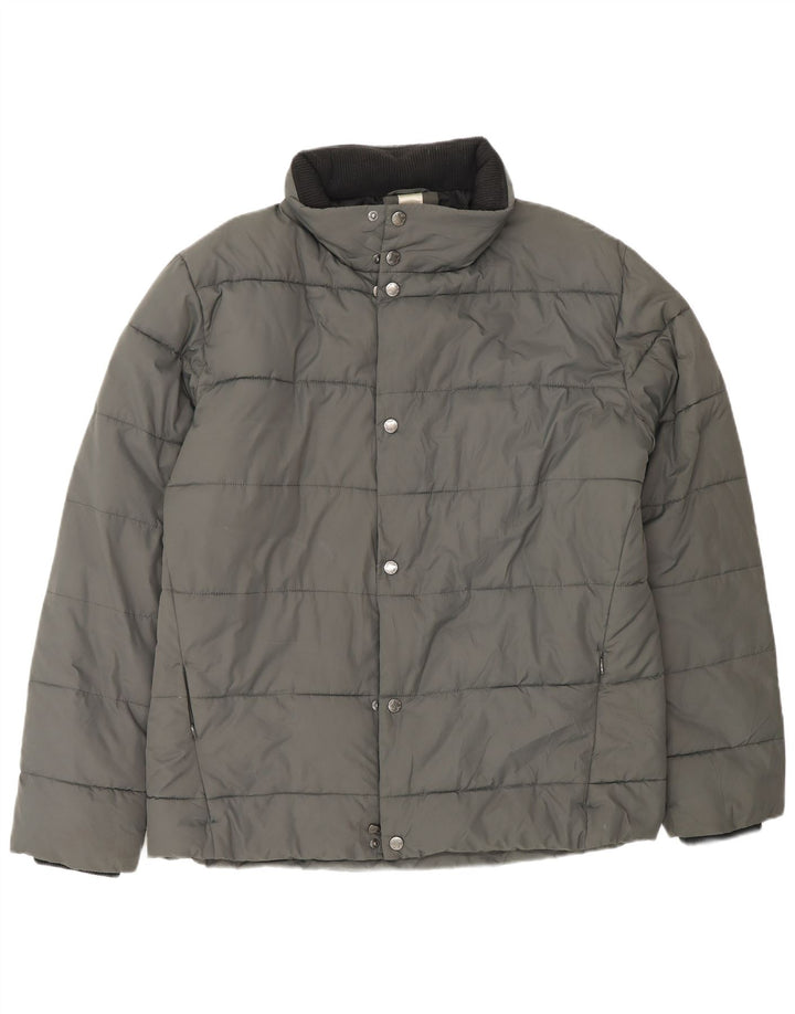LOTTO Herren-Jacke mit Kapuze, gepolstert, UK 42, XL, grau, Polyester