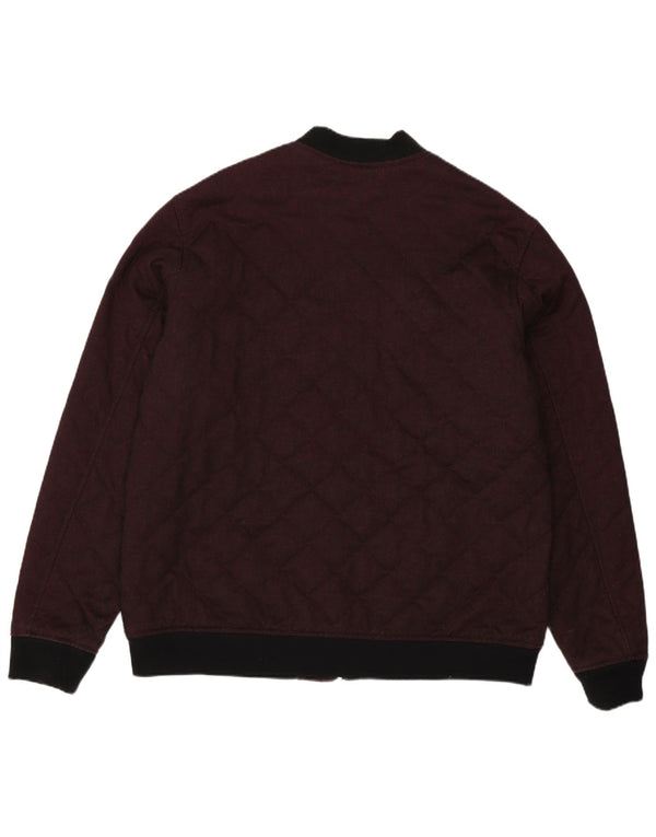 Zara Herren Steppbomberjacke UK 44 2XL Burgund