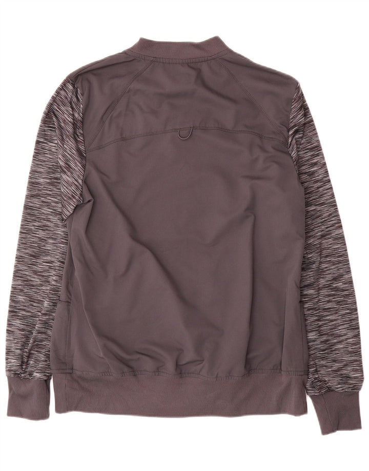 Dickies Herren-Trainingsanzug-Oberteil, Jacke, klein, grau geflecktes Polyester