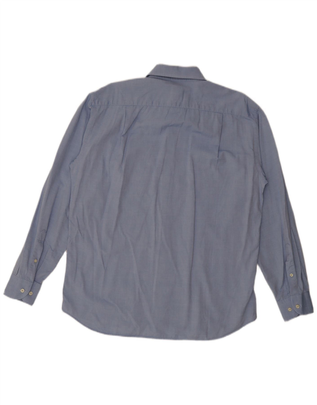 Roccobarocco Herrenhemd Größe 41 16 Große blaue Baumwolle
