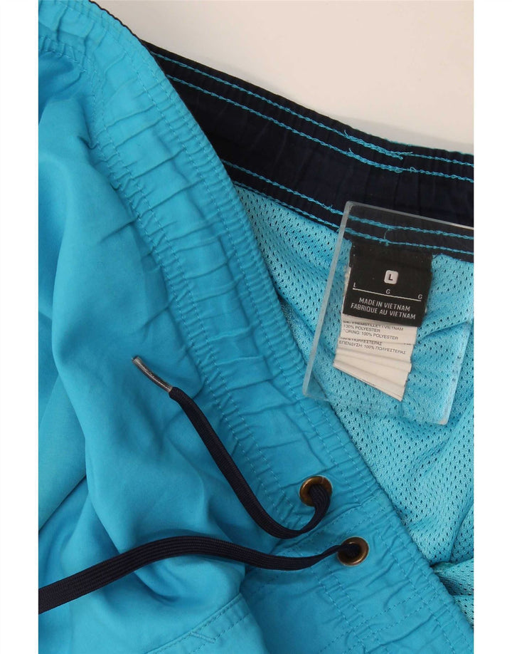 Nike Herren-Badeshorts mit Grafik, groß, aus blauem Polyester