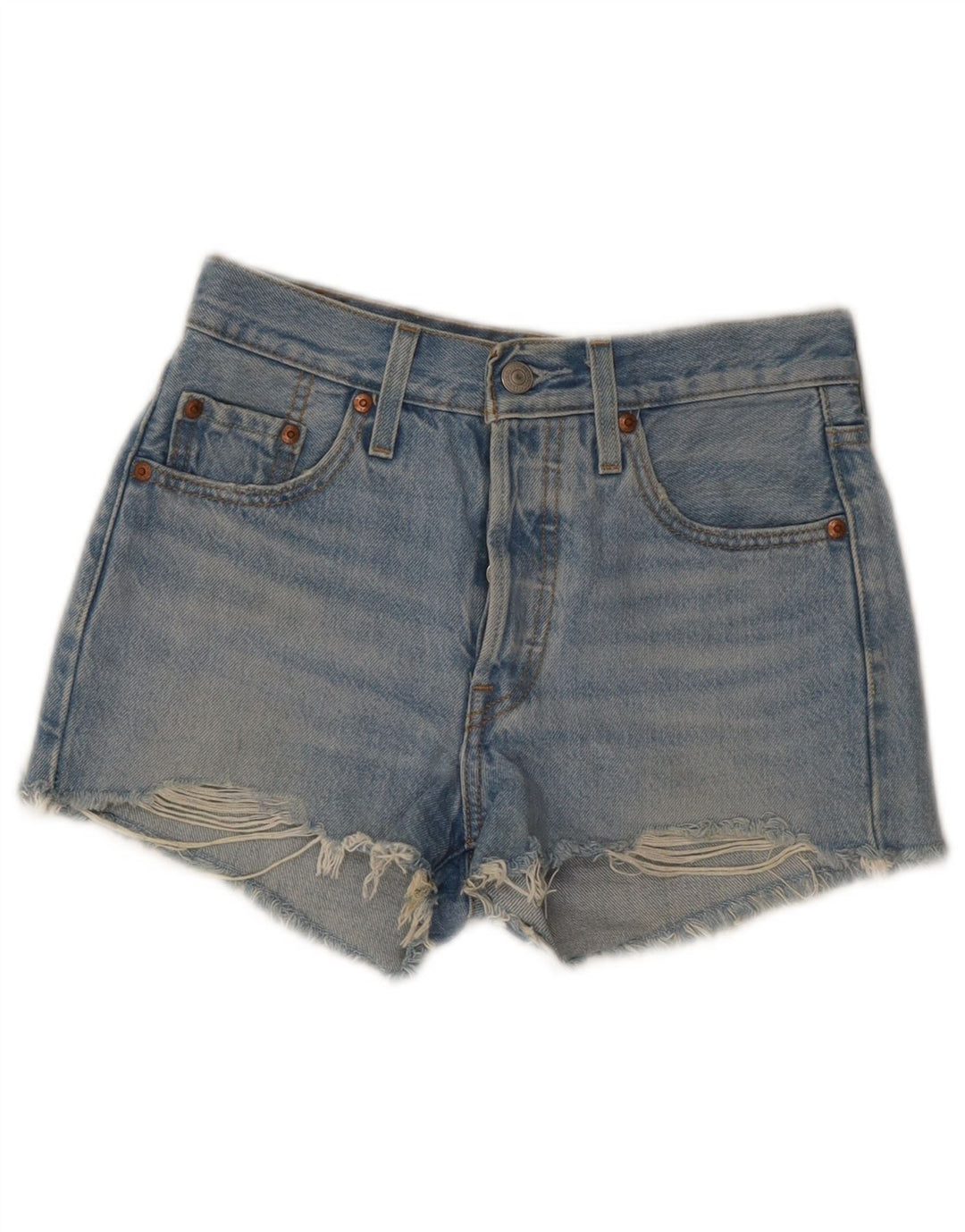 Levi's Damen 501 Jeansshorts W24 XS Blau