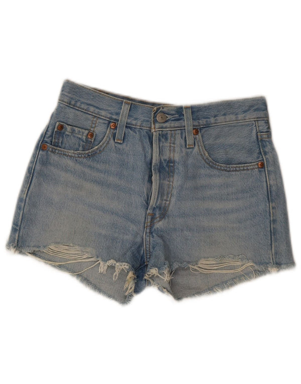 Levi's Damen 501 Jeansshorts W24 XS Blau