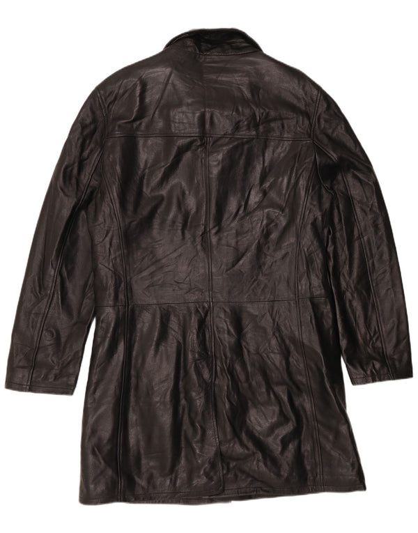 Private Herren Ledermantel IT 50 Large Schwarz