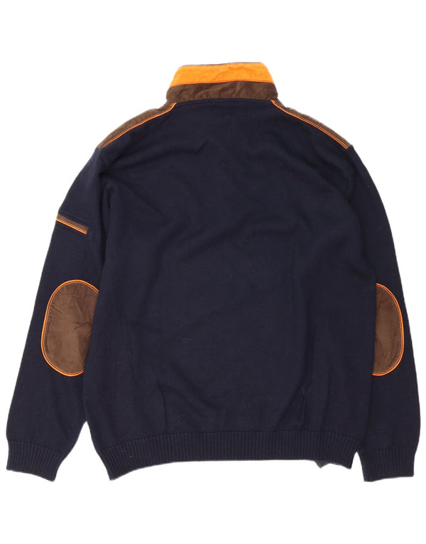 Paul & Shark Herren Yachting Zip Neck Pullover Pullover 2XL Marineblau