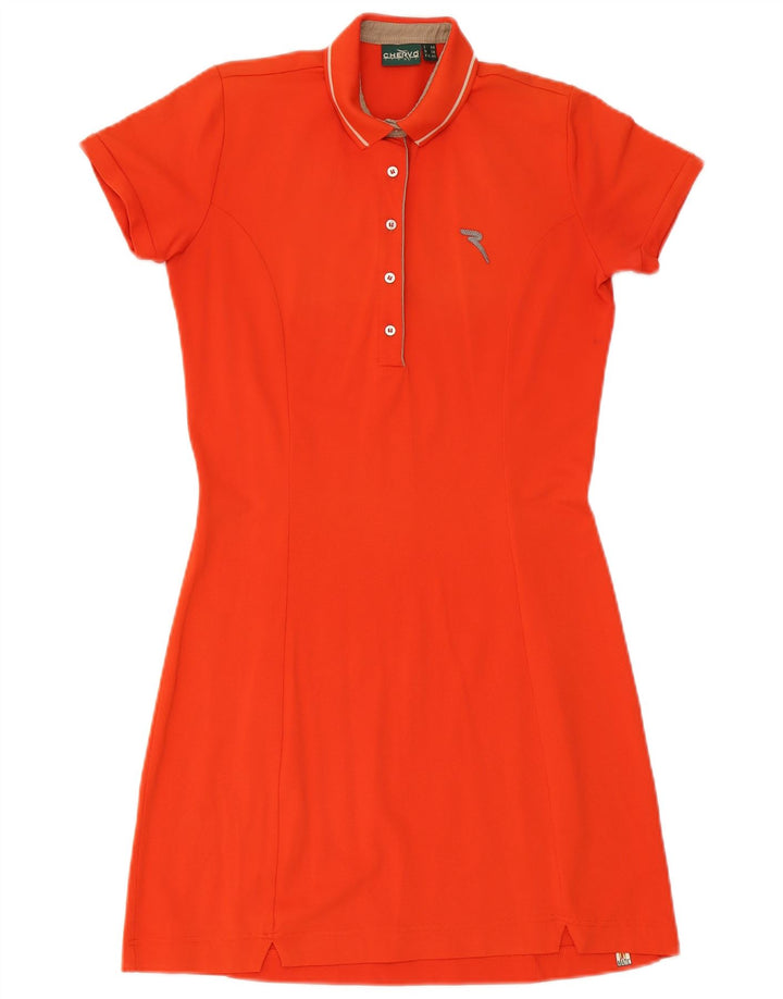 Chervo Damen Polokleid IT 44 Mittelorange