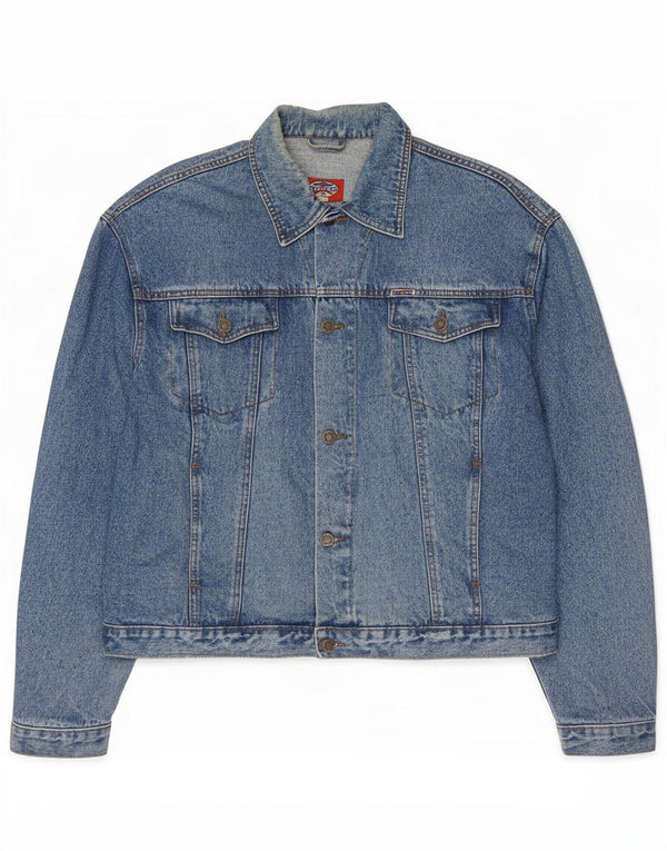 Vintage Mens Denim Jacket UK 42 XL Blue