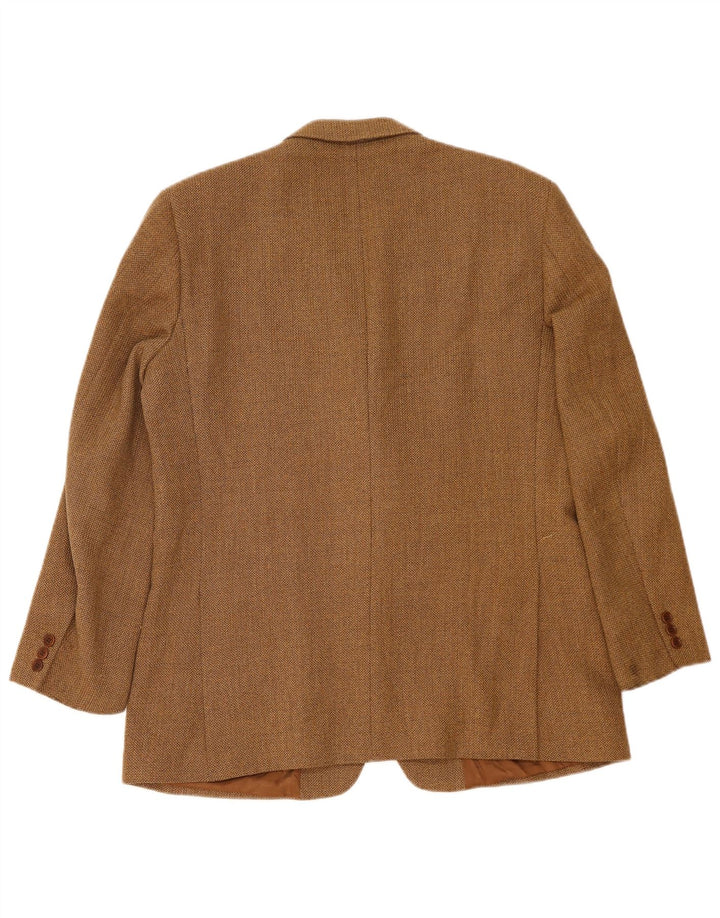 Burberry Herren-Blazerjacke mit 3 Knöpfen, Größe 54, groß, braun
