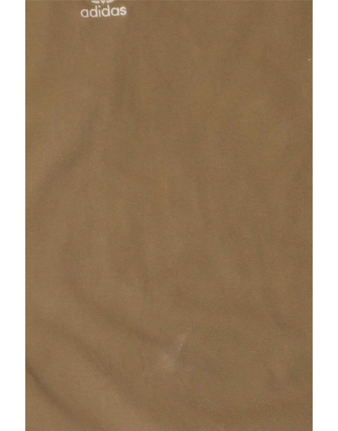 Adidas Damen T-Shirt Top UK 14 Medium Khaki Baumwolle